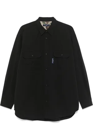 Comme des Garçons Skjorte, Herre, Sort, M, Bomuld, Casual Bomuldsskjorte