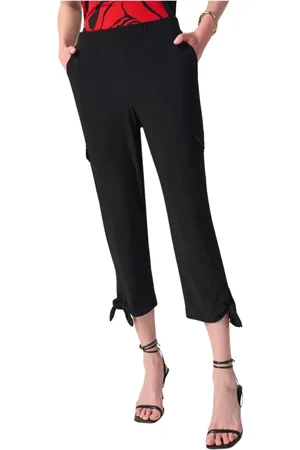 Joseph Ribkoff Bukser, Dame, Sort, 2XL, Cropped Bukser