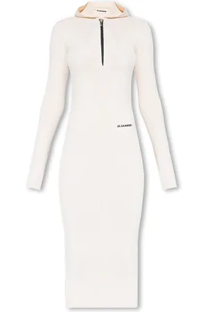 Jil Sander Kjole, Dame, , S, Uld, Hoodie Kjole
