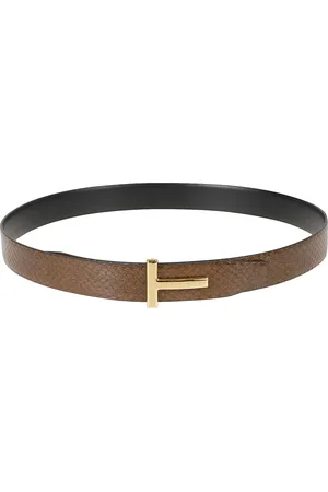 Tom Ford Tilbehør, Herre, Brun, 100 CM, Soft Grain Reversible Bælte