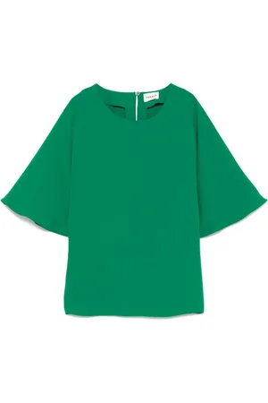 P.A.R.O.S.H. Bluser & Skjorter, Dame, Grøn, XL, Uld, Stilfulde Skjorter Kollektion