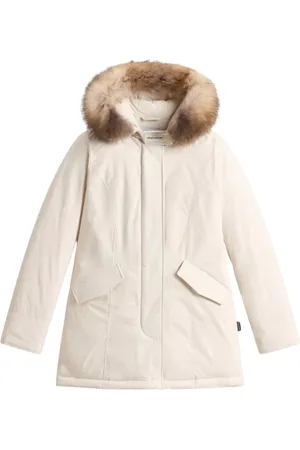 Woolrich Jakke, Dame, , XS, Uld, Luksuriøs Arctic Parka med Aftagelig Hætte