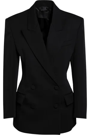 VALENTINO GARAVANI Jakke, Dame, Sort, 2XS, Uld, Double-Breasted Jakke