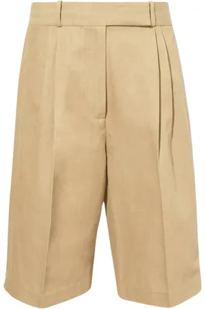 Proenza Schouler Shorts, Dame, , L, Bomuld, Shorts i Bermuda-stil i bomuld og hør