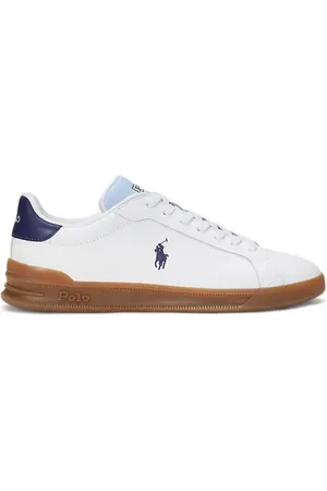 Ralph Lauren Sko, Herre, Hvid, 42 EU, Uld, Stilfulde Sneakers til Mænd og Kvinder