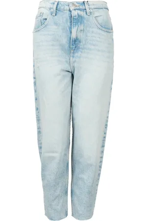 Tommy Hilfiger Jeans, Dame, Blå, W31, Bomuld, Loose-fit Jeans