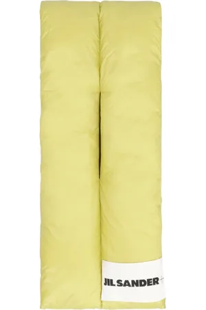 Jil Sander Tilbehør, Dame, Grøn, ONE SIZE, Quilted Scarf