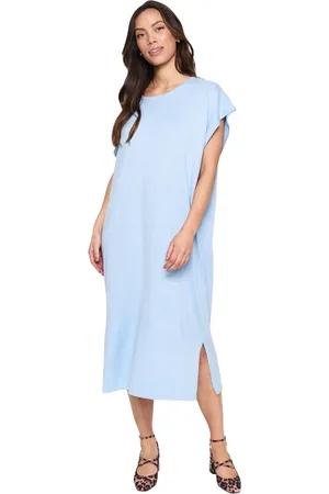 Saint Tropez Kjole, Dame, Blå, L, Blå Chambray Kjole Milasz R-N Ss