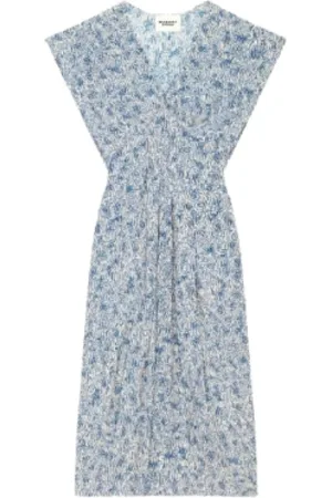 Isabel Marant Kjole, Dame, Blå, XS, Uld, Epolia Kjole