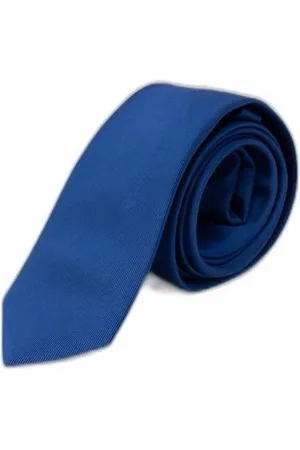 Antony Morato Tilbehør, Herre, Blå, ONE SIZE, Blå Silke Klassisk Slips