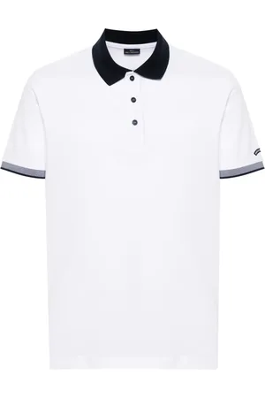 Paul & Shark Top, Herre, Hvid, XL, Bomuld, Strikket Polo Shirt