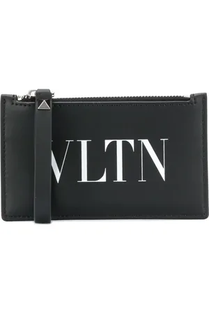 VALENTINO GARAVANI Tilbehør, Herre, Sort, ONE SIZE, Læder, Card Holder Vltn