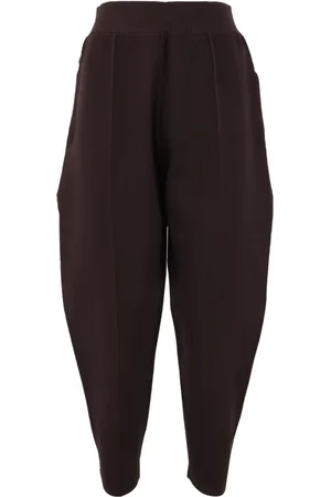 Issey Miyake Bukser, Dame, Brun, 2XS/XS, Polyester, Straight Bukser