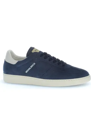 Woolrich Sko, Herre, Blå, 42 EU, Suede, Suede Sneakers