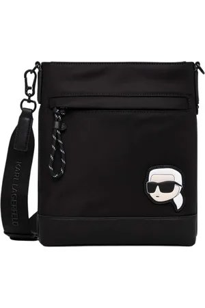 Karl Lagerfeld Taske, Herre, Sort, ONE SIZE, Uld, Crossbody Taske