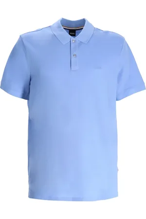 HUGO BOSS Top, Herre, Blå, 3XL, Bomuld, Pima Cotton Polo Shirt