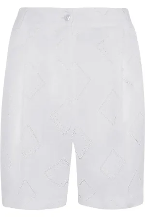 Kiton Shorts, Dame, Hvid, 2XS, Bomuld, Bermuda Shorts