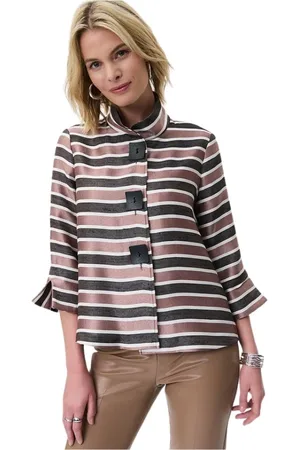 Joseph Ribkoff Jakke, Dame, Flerfarvet, 4XL, Uld, Stilfuld let jakke