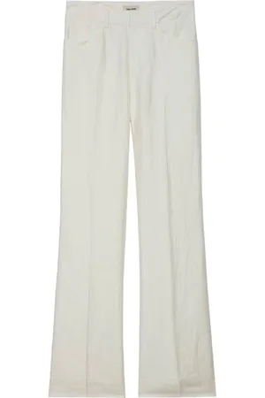 Zadig & Voltaire Bukser, Dame, Hvid, M, Wide Bukser