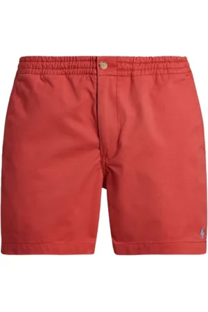 Ralph Lauren Shorts, Herre, Rød, L, Bomuld, Klassiske Prepster shorts i bomuldsblanding