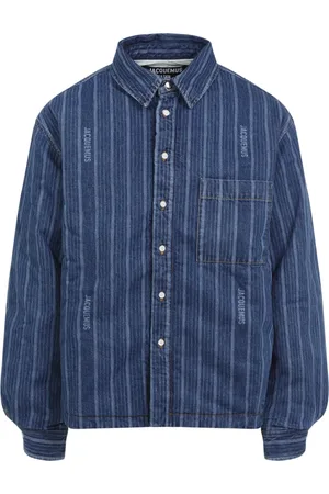 Jacquemus Jakke, Herre, Blå, M, Bomuld, Boulanger Skjorte