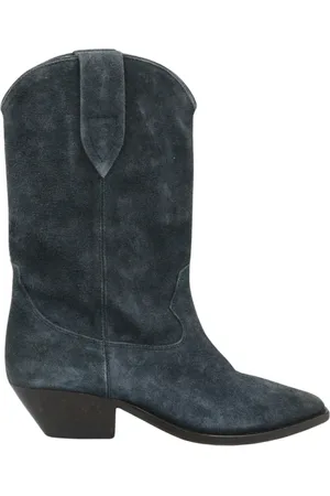 Isabel Marant Sko, Dame, Sort, 36 EU, Læder, Duerto.35 Cowboy Støvler