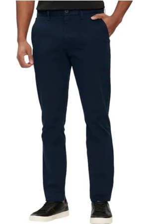 Tommy Hilfiger Bukser, Herre, Blå, W30 L32, Bomuld, Austin Chino Bukser