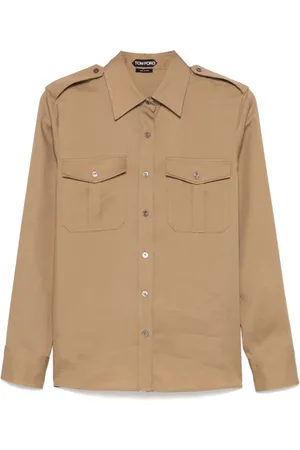 Tom Ford Bluser & Skjorter, Dame, , XS, Uld, Langærmet skjorte