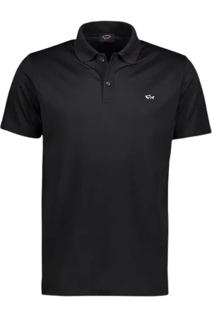 Paul & Shark Top, Herre, Sort, L, Bomuld, Jersey Bomulds Polo