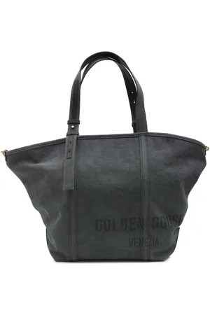 Golden Goose Taske, Dame, Grå, ONE SIZE, Uld, Antracit Tasker til Stilfuldt Look