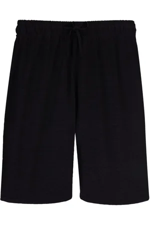 Vilebrequin Shorts, Herre, Sort, 2XL, Linned, Solide Unisex Linned Jersey Bermuda Shorts
