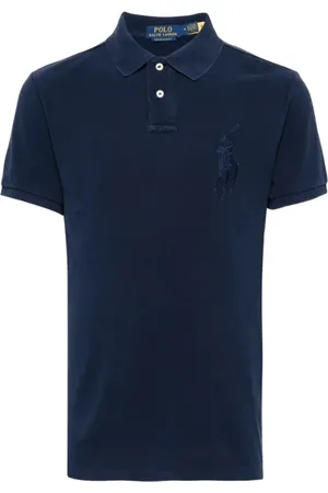 Ralph Lauren Top, Herre, Blå, S, Bomuld, Kortærmet Polo Shirt