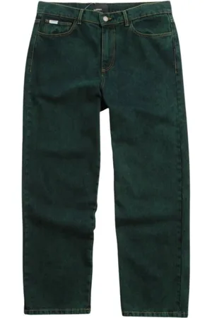 Rassvet Jeans, Herre, Grøn, S, Denim, Grønne Klassiske Denim Bukser