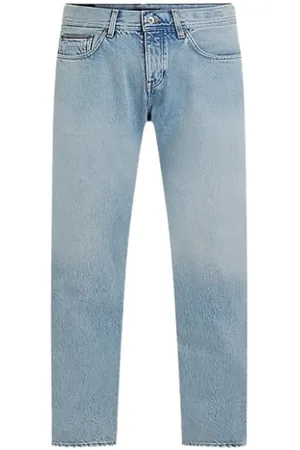 Tommy Hilfiger Jeans, Herre, Blå, W33, Bomuld, Denton Straight Jeans