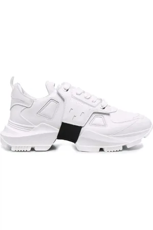 Les Hommes Sko, Herre, Hvid, 42 EU, Læder, Hvide Læder Lav-Top Sneakers