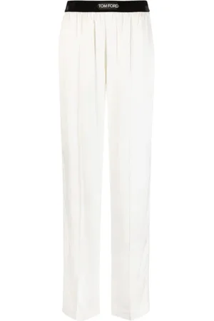 Tom Ford Bukser, Dame, Hvid, M, Straight Bukser