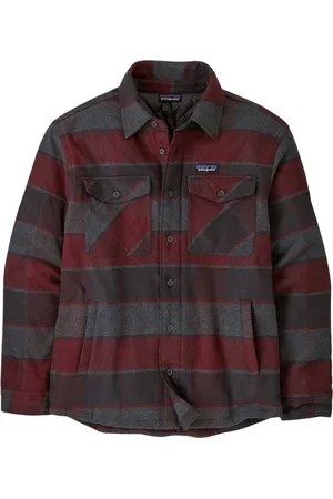 Patagonia Skjorte, Herre, Flerfarvet, S, Polyester, Letvægts Isoleret Fjord Flannel Skjorte