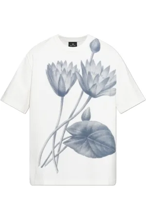 Paul Smith Top, Herre, Hvid, XS, Bomuld, T-shirt med print