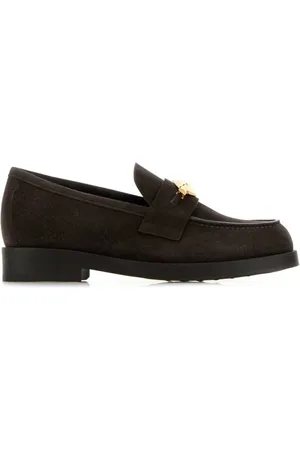 Jimmy Choo Sko, Dame, Brun, 38 EU, Læder, Maddie Diamond Loafers