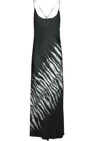 Roberto Cavalli Kjole, Dame, Sort, M, Elegant Sort Silkekjole