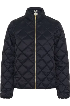 Part Two Jakke, Dame, Blå, L, Uld, Quilted Jakke