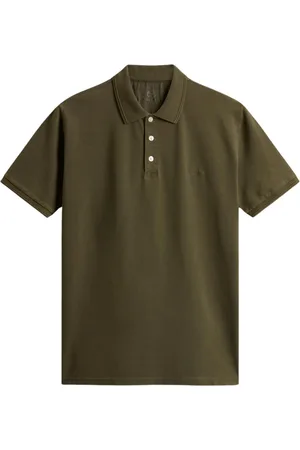Woolrich Top, Herre, Grøn, L, Bomuld, Klassisk poloshirt til sommer