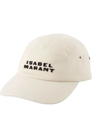 Isabel Marant Tilbehør, Dame, Hvid, 59 CM, Bomuld, Tedji Hat