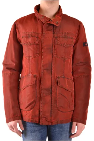 Peuterey Jakke, Herre, Rød, M, Denim, Denim Overcoat