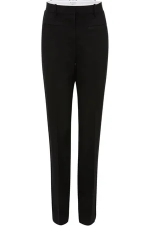 J.W.Anderson Bukser, Dame, Sort, M, Uld, Sorte Uld Tuxedo Bukser