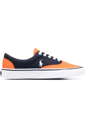 Ralph Lauren Sko, Herre, Flerfarvet, 40 EU, Low Top Lace Sneakers