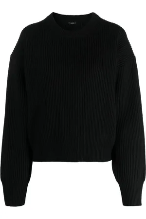 Joseph Strik, Dame, Sort, M, Uld, Rundhalset strik