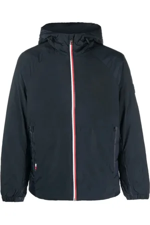 Tommy Hilfiger Jakke, Herre, Blå, L, Uld, Mix Media Hooded Jacket