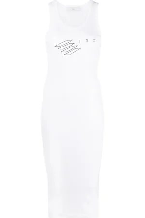 IRO Kjole, Dame, Hvid, M, Bomuld, Casual Midi Kjole
