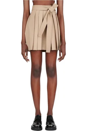 Kenzo Nederdel, Dame, , XS, Uld, Plisseret Mini-nederdel i Uld